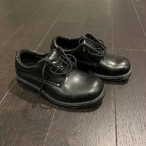 Kids Black Dress Shoes